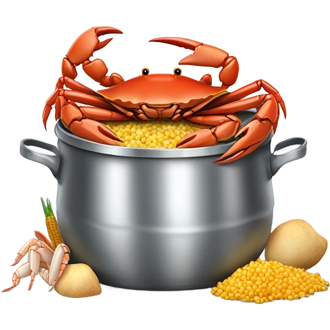 Crab boil emoji