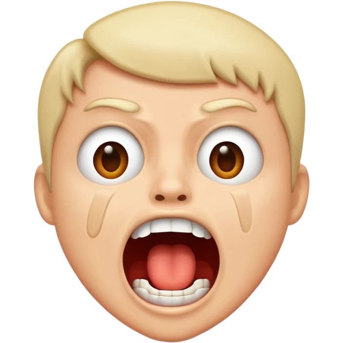 Yelling  emoji