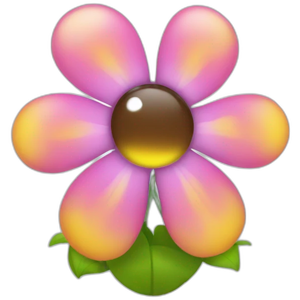 Flower robot emoji