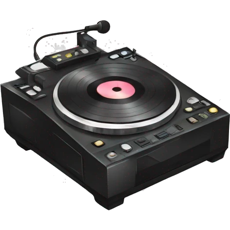 Dj turntables  emoji