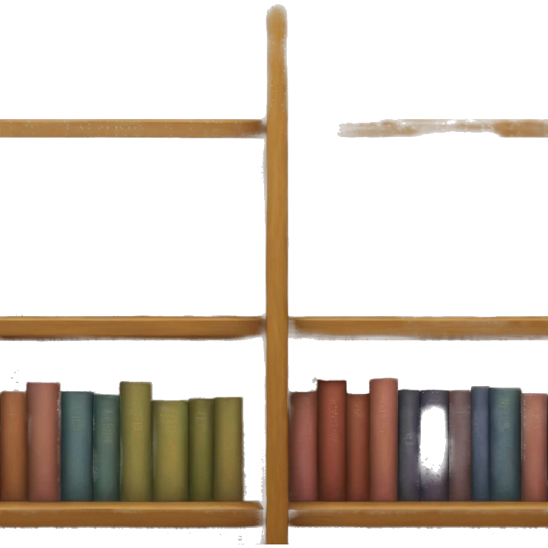 Books on shelf’s  emoji