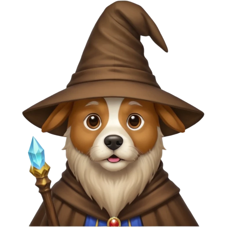 Dog wizard emoji