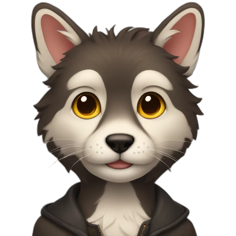 Handsome furry emoji
