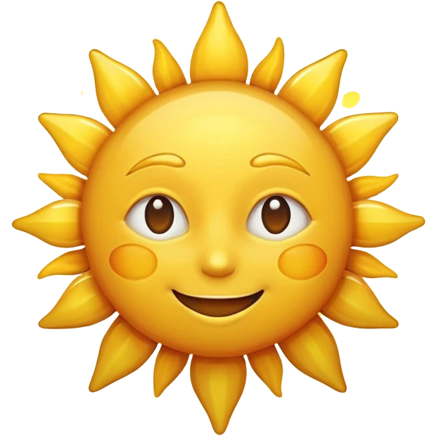 sol sin cara feliz emoji