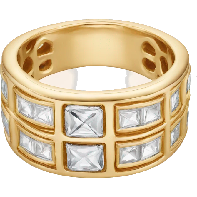 cartier gold ring emoji