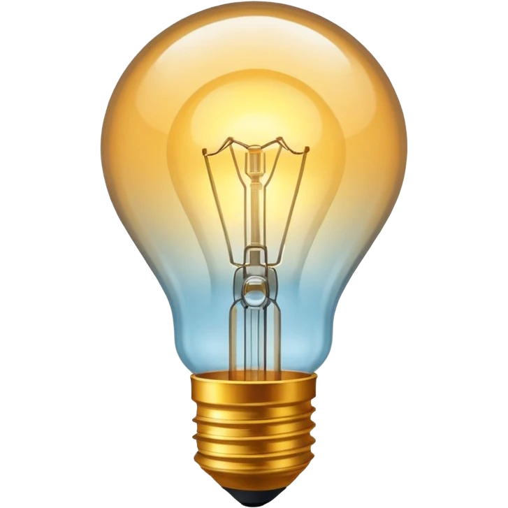 shining lamp bulb emoji