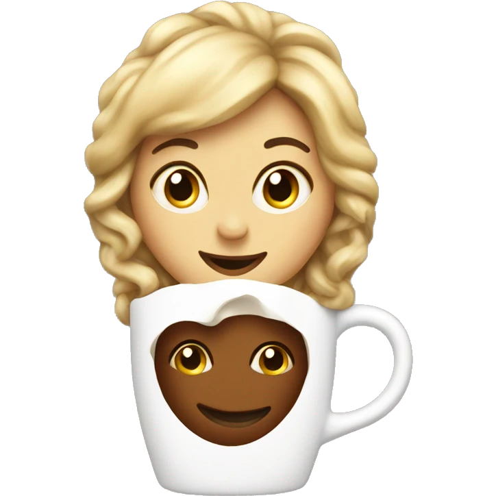 Coquette coffee emoji
