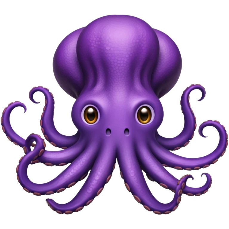 Eggplant and octopus emoji merge where the octopus' had is an eggplant  emoji