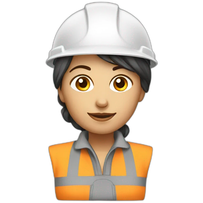 builder woman white emoji