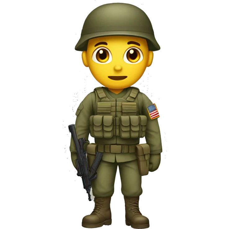 Weakness army soldier emoji