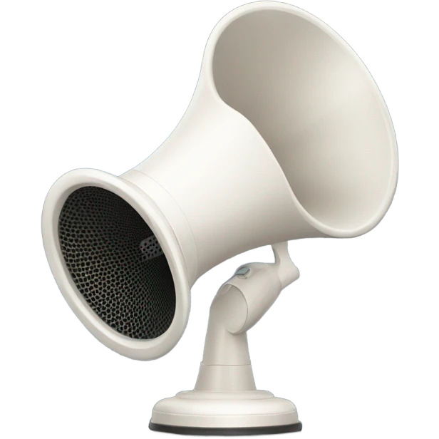 loudspeaker to speak into emoji
