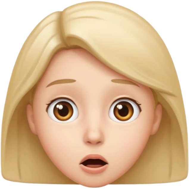 shock but curious emoji