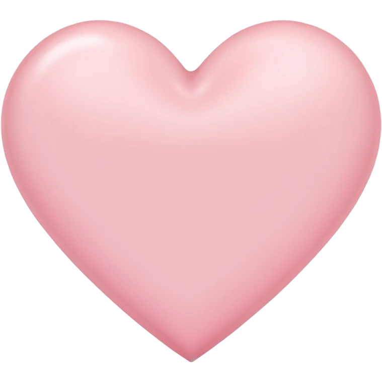 Light pink heart emoji