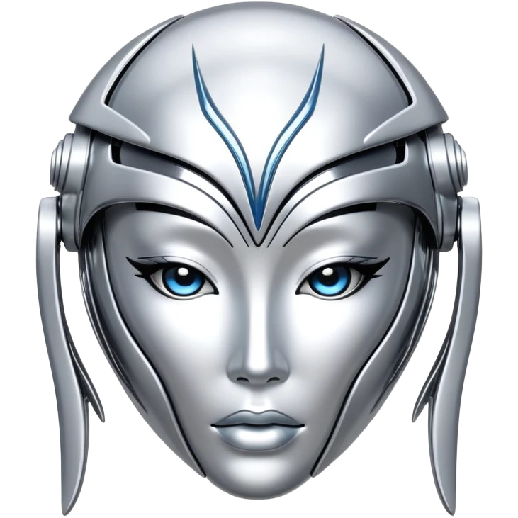 sorayama trible pattern chrome glossy emoji