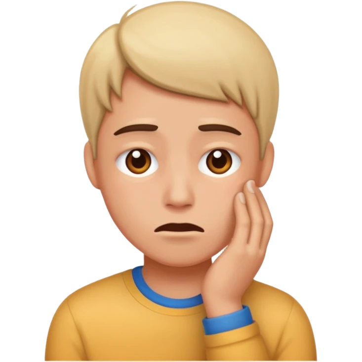 tired emoji