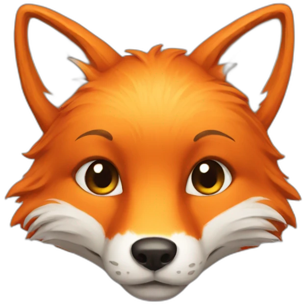 orange fox emoji