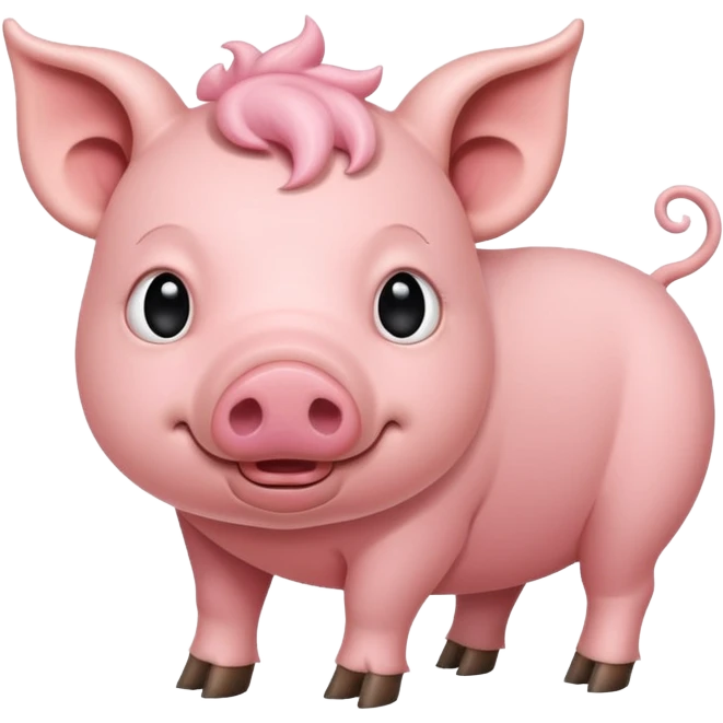 mythical pig emoji