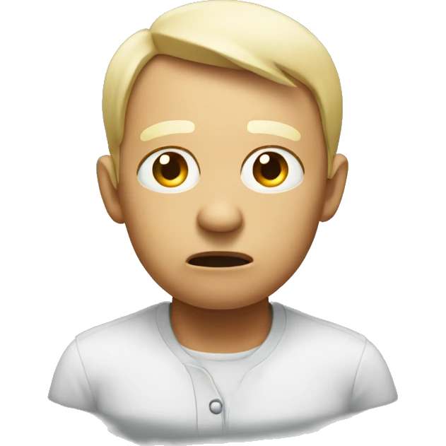 confused face looking to the side emoji