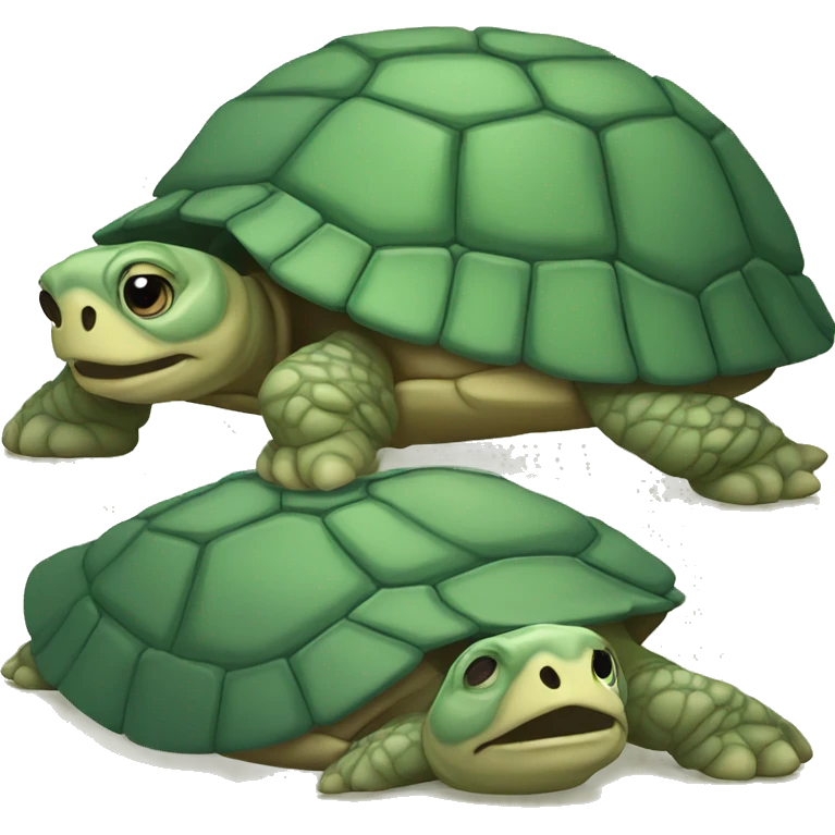 unconscious turtle emoji