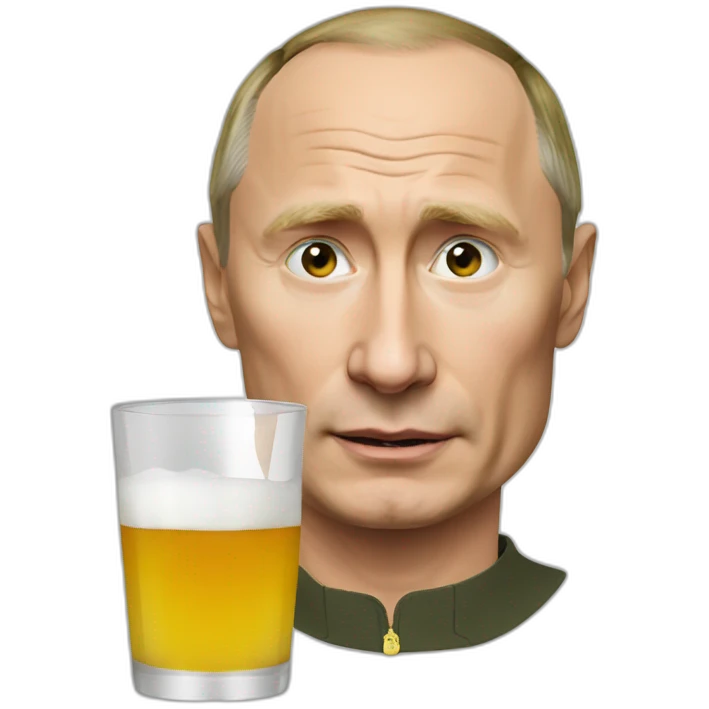 Putin drinking emoji