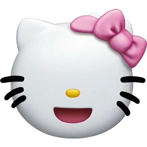 a hello kitty emoji