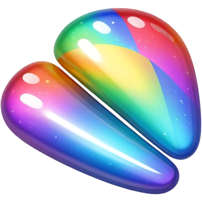 nail art rainbow emoji