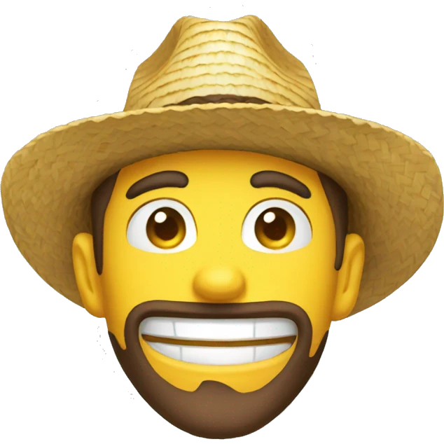 straw hat adventure attitude emoji