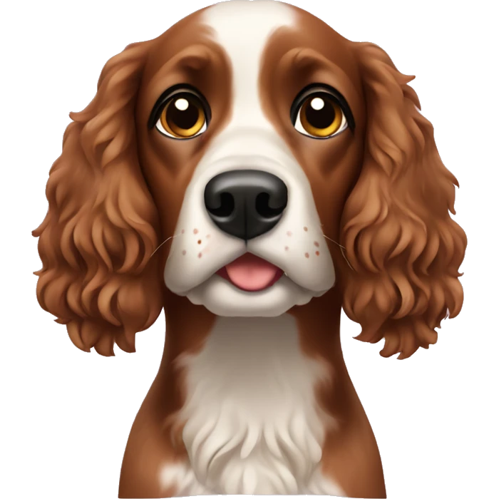 Dog spaniel birthday  emoji