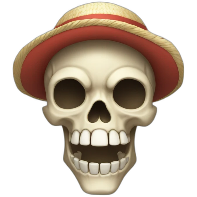 Luffy’s skull emoji
