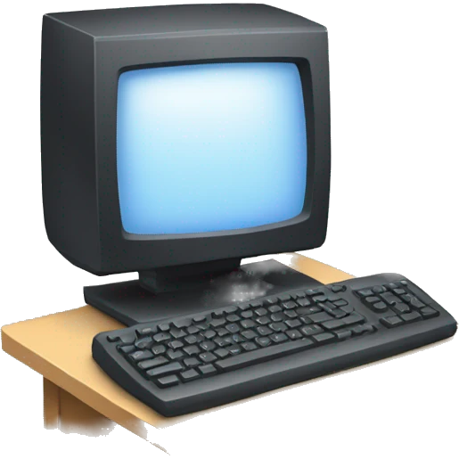 computer from the backside  emoji