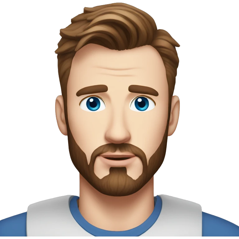 chris evans blue eye emoji