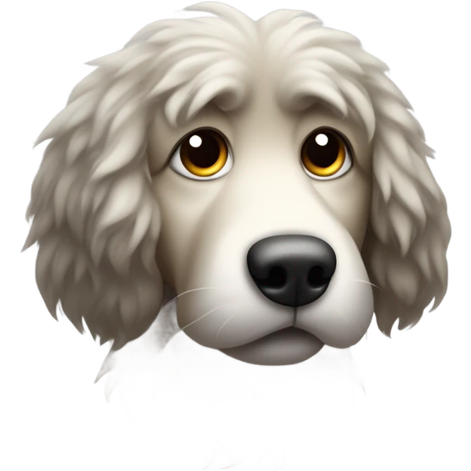 Cold dog emoji
