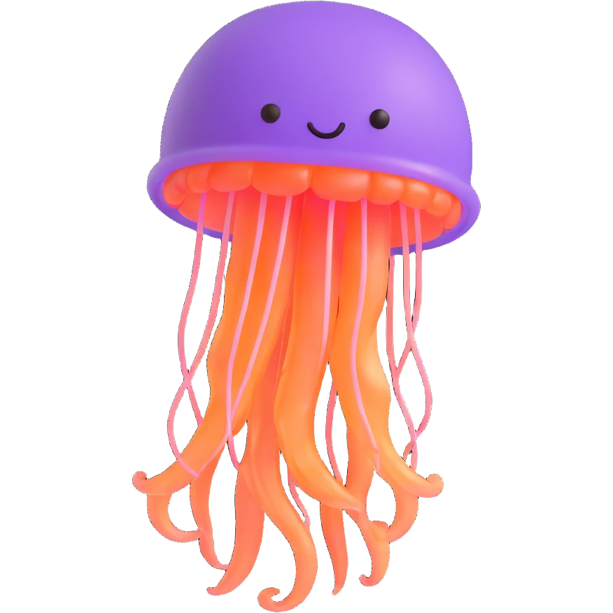 cute jellyfish emoji