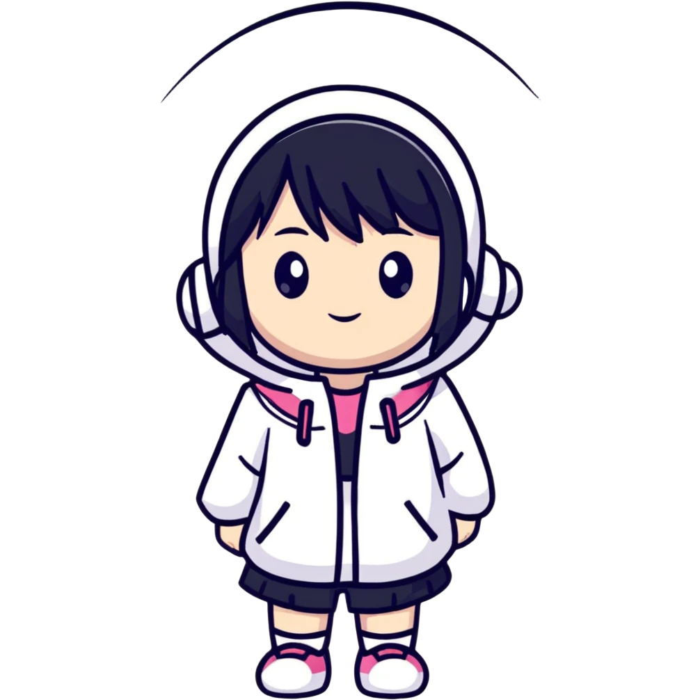 Anime girl who is Africa American  emoji