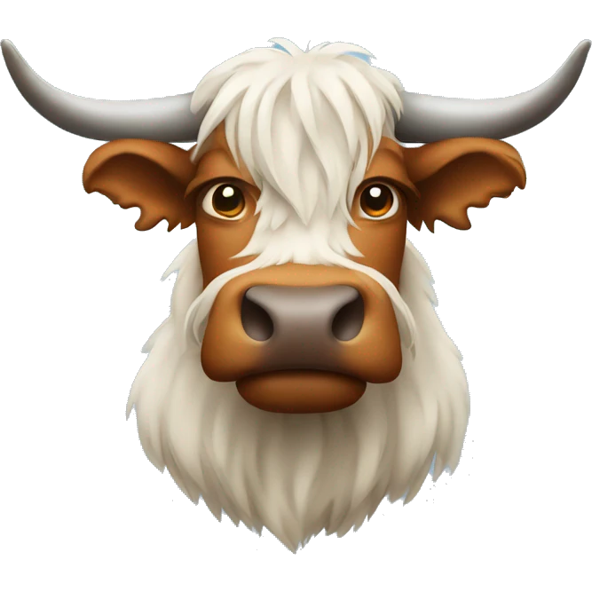 Highlander Scottish cow emoji