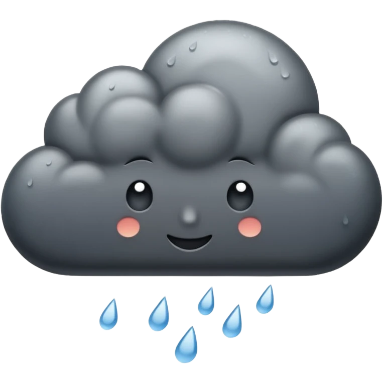 rain cloud emoji