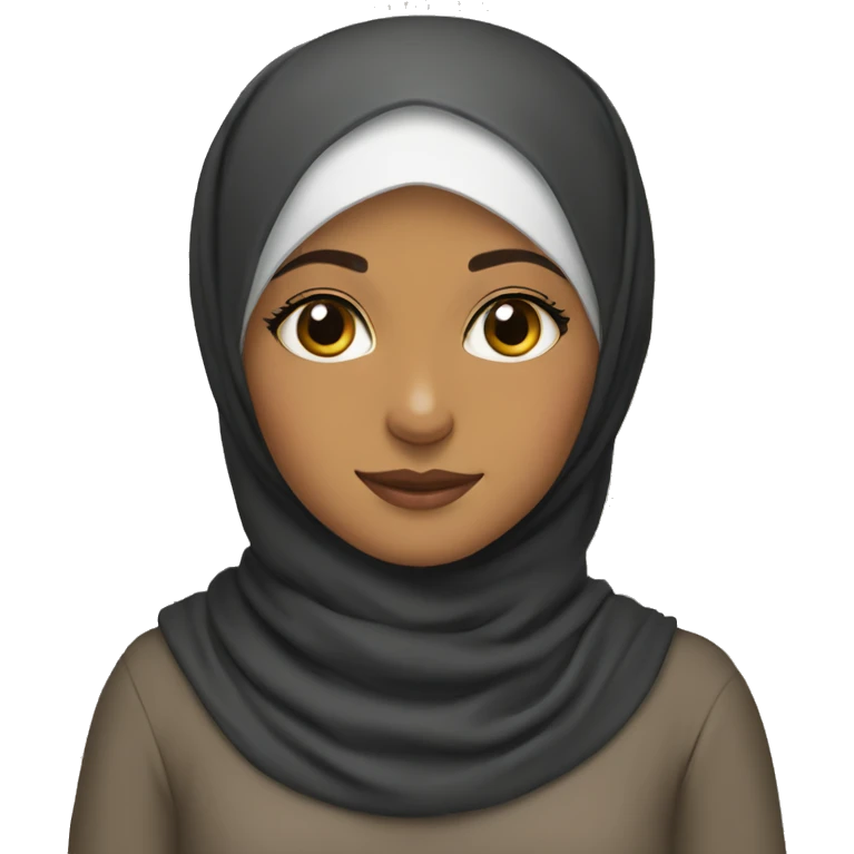 young hijabi girl emoji