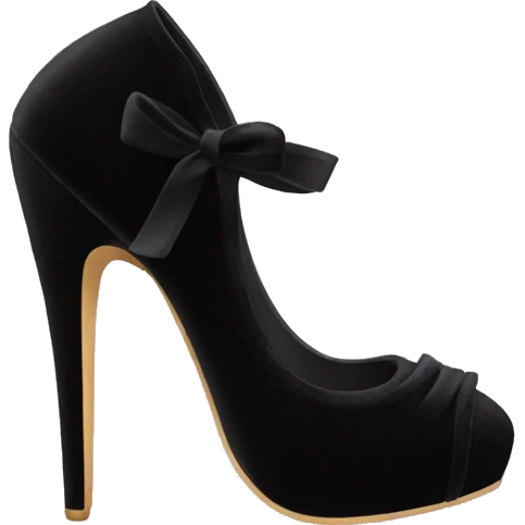 Dark velvet heels emoji