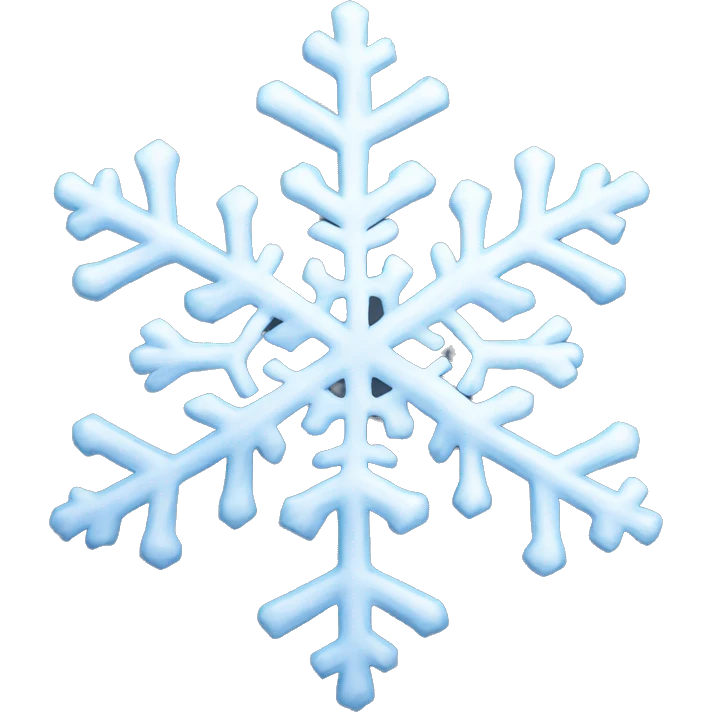 flocon de neige emoji