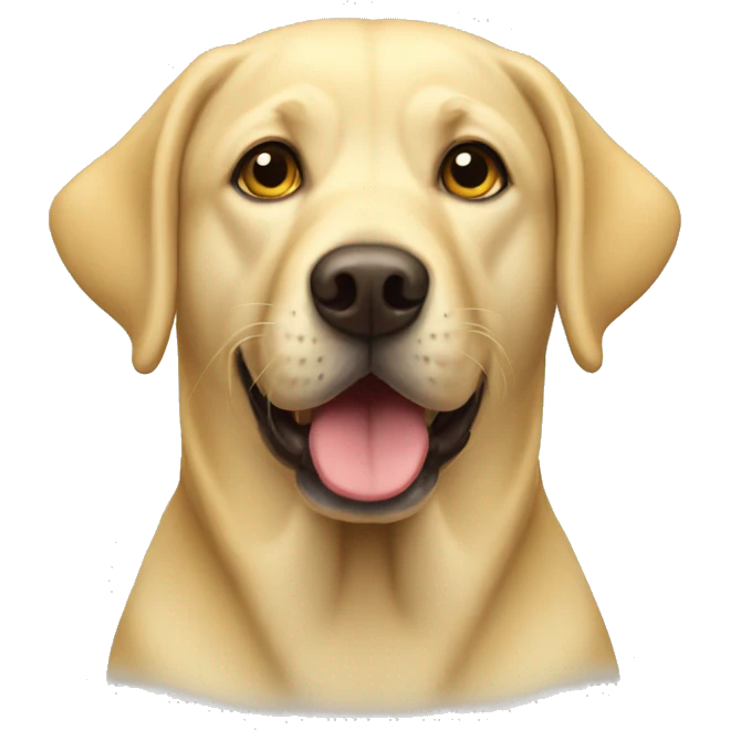 Yellow lab emoji
