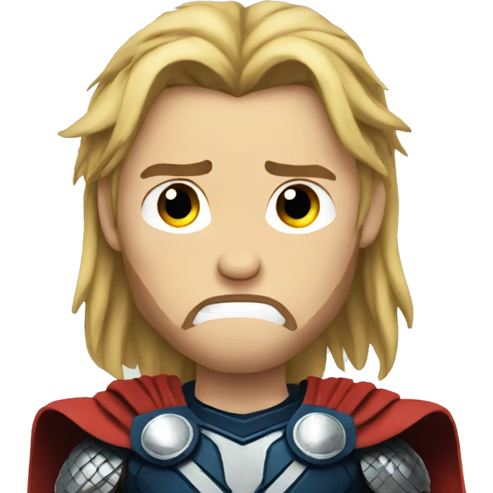 Thor crying  emoji