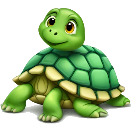 a super pregnant turtle emoji