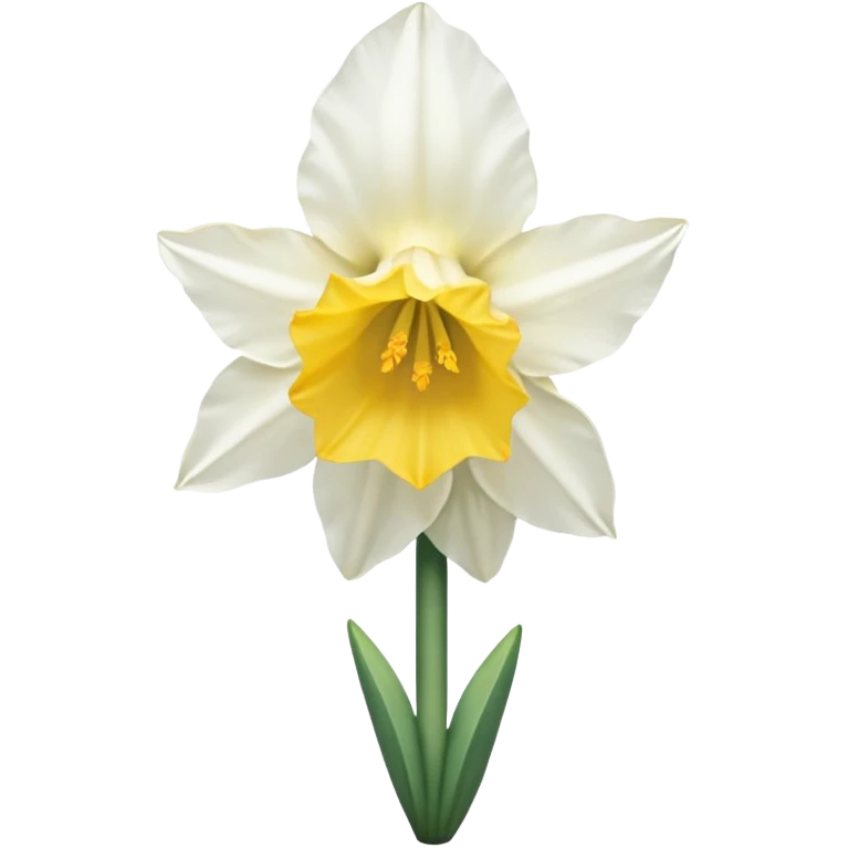 Narcissus flower emoji
