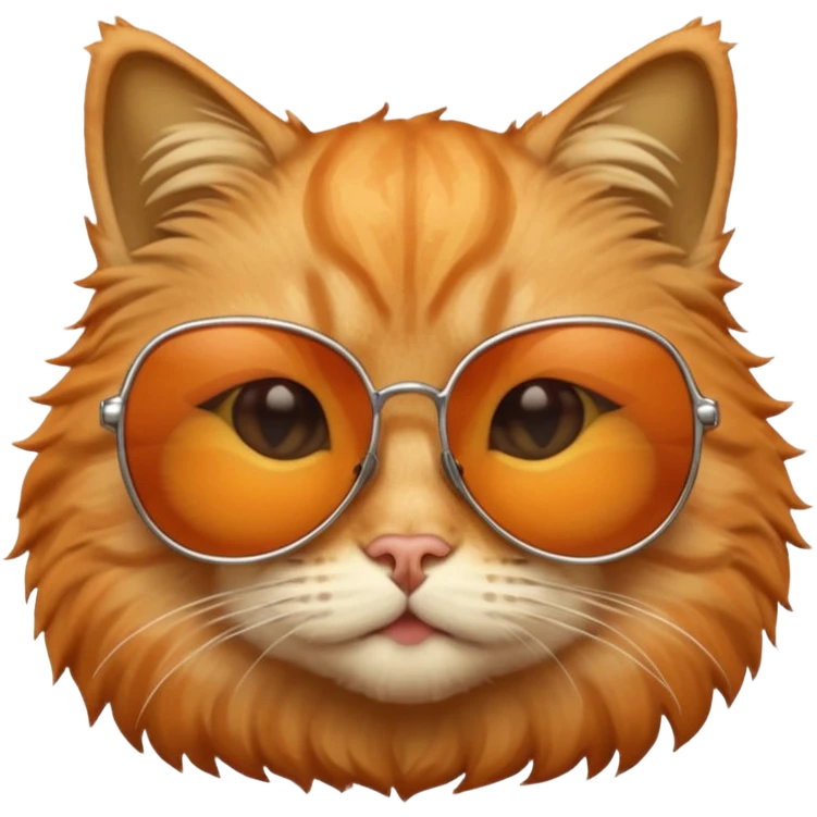Cat wearing sunglasses emoji