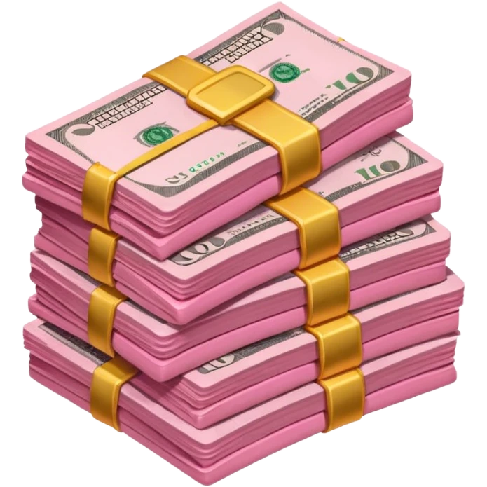 pink money emoji