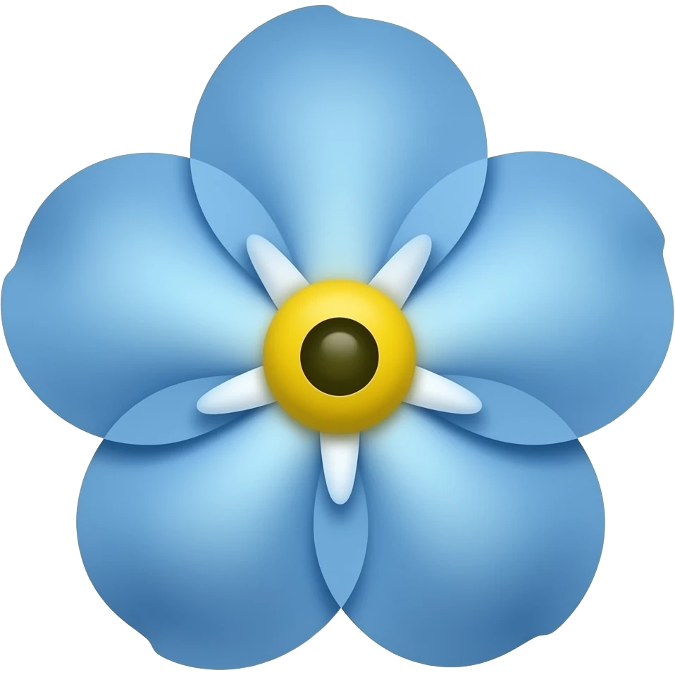 Armenian genocide forget me not flower emoji