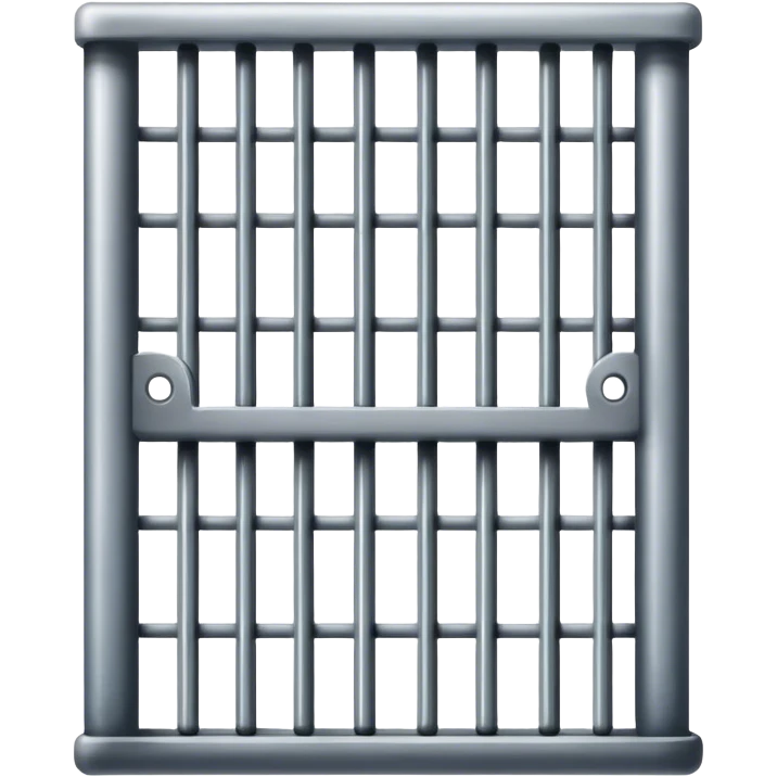 Prison bars emoji