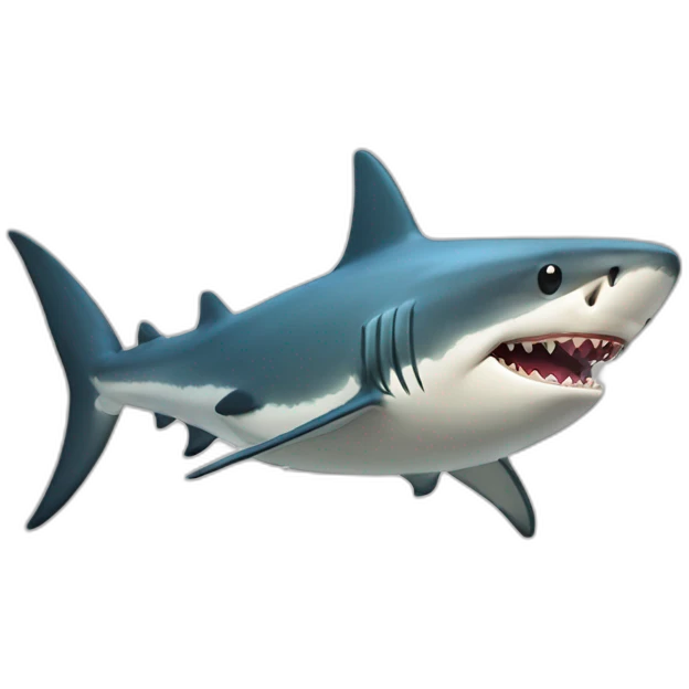 Requin sur tortu emoji