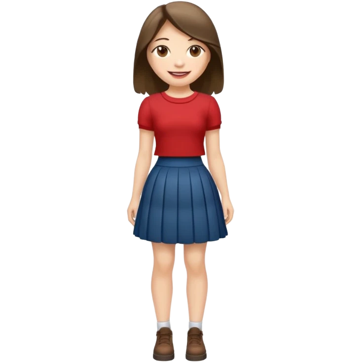 Jennie full body in skirt emoji