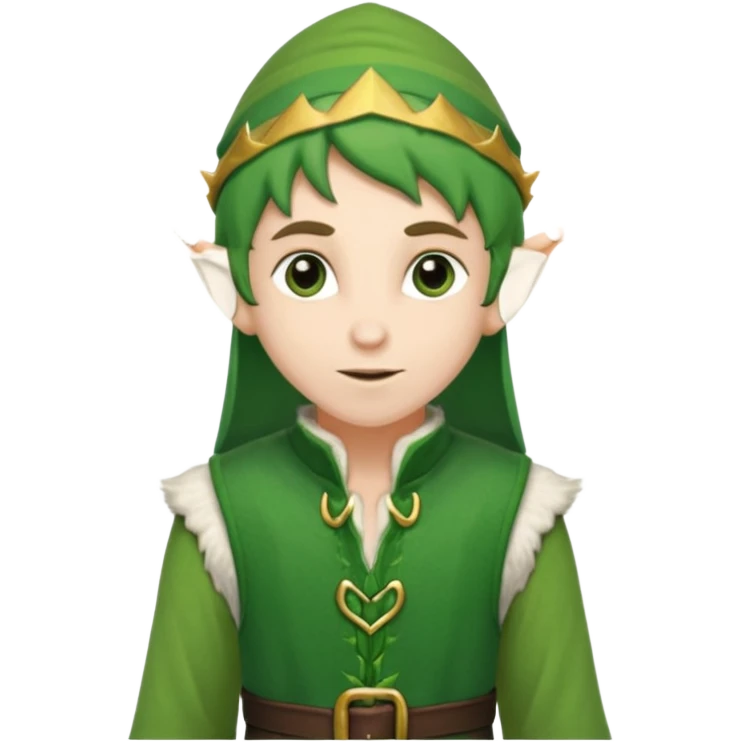 elf in black vest emoji